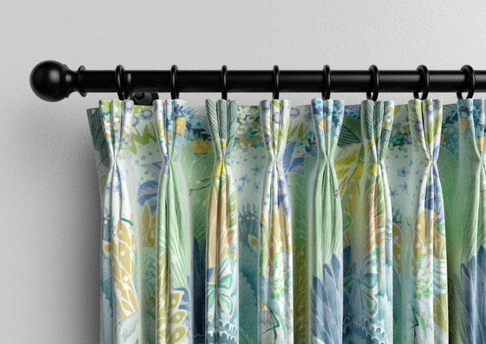 Kolkata Velvet, Spring Mist - Made to Measure Curtain - Image 11